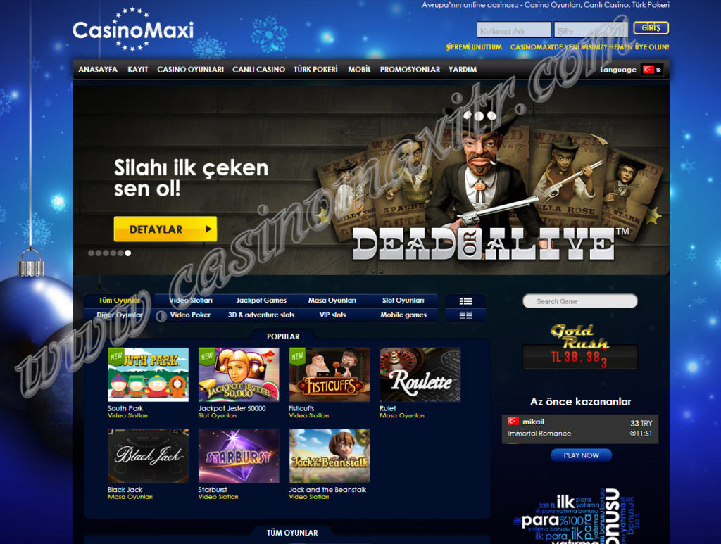 Casino Maxi Bedava Oyunlar