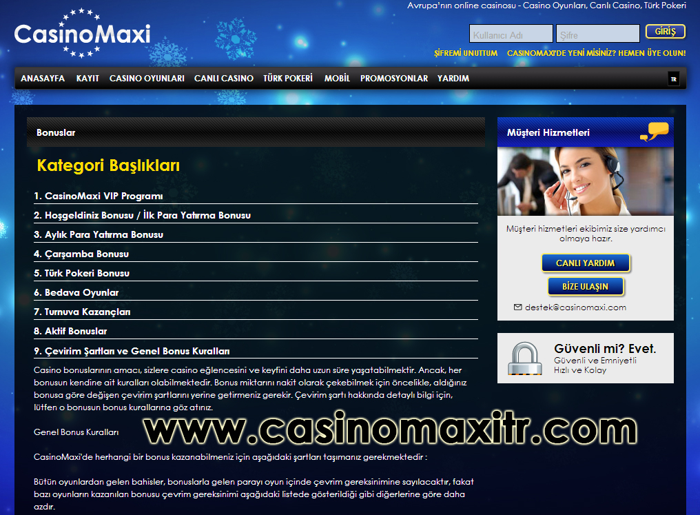 casinomaxitr-casinomaxi-bonus-kurallari