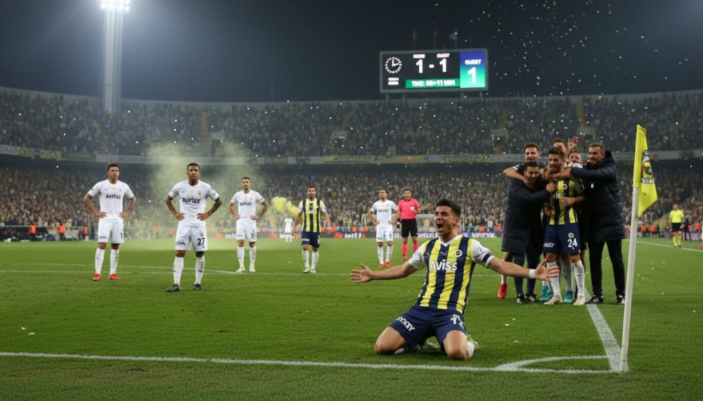 Fenerbahçe’den Kadıköy’de Şok Beraberlik: Kritik Maçın Detayları