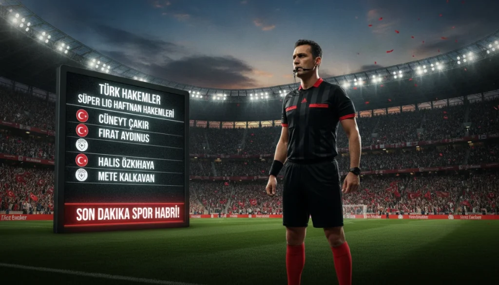 Süper Lig 7. Haftasında Yeni Hakemlik Dönemi